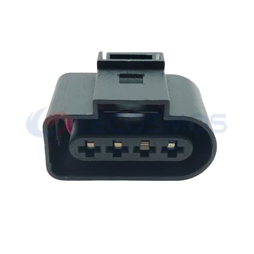 Auto Parts High Quality Electrical Plastic Automotive Waterproof Wire Harness Connector for VW Audi 4-Pin Female 1J0973724